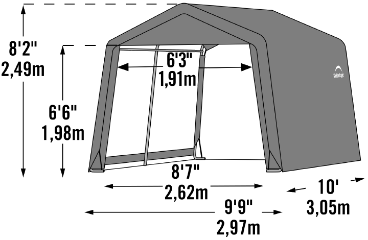 ShelterLogic Gerätehaus